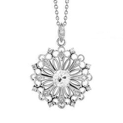 Echt Antiek Fijne Diamant Druppel Hanger 1 karaat