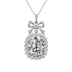 14 Karaat Witgoud Fijne Diamant Druppel Hanger – 3,50-karaat