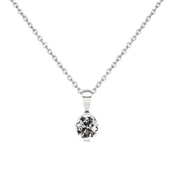 Old Mine Slijpvorm Diamant Hanger in 14 Karaat Witgoud – 1 karaat