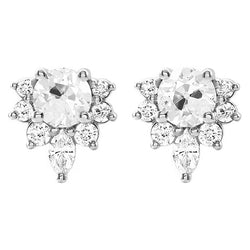 Luxe Briljant Oorstekers – 8,50 karaat 14K Witgoud