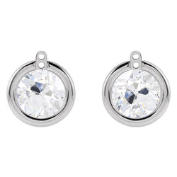 Ambachtelijk Diamant Oorstekers 2 karaat – 14 Karaat Witgoud
