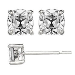 Fijne Diamant Oorstekers – 14K Witgoud 7 karaat