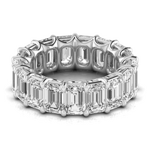 Afbeelding in Gallery-weergave laden, High-end Eternity Band 0,75 karaat – vooraanzicht

