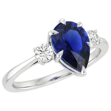 Afbeelding in Gallery-weergave laden, echte round diamant 3karaat ring bovenaanzicht
