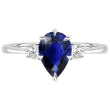 Afbeelding in Gallery-weergave laden, echte round diamant 3karaat ring profielweergave

