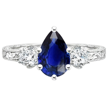Afbeelding in Gallery-weergave laden, echte round diamant 5karaat ring profielweergave
