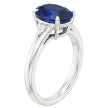 Afbeelding in Gallery-weergave laden, echte round diamant 2.75karaat ring profielweergave
