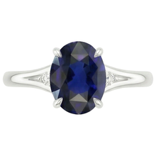 Afbeelding in Gallery-weergave laden, echte round diamant 2.75karaat ring op wit
