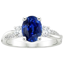 Afbeelding in Gallery-weergave laden, echte round diamant 4karaat ring profielweergave
