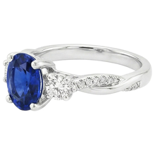 Afbeelding in Gallery-weergave laden, echte round diamant 4karaat ring op wit

