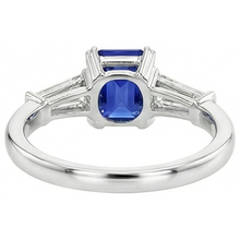 Afbeelding in Gallery-weergave laden, echte diamant 2karaat ring bovenaanzicht
