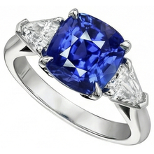 Afbeelding in Gallery-weergave laden, echte diamant 3.50karaat ring bovenaanzicht
