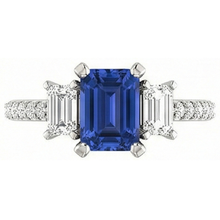 Afbeelding in Gallery-weergave laden, echte round diamant 4.50karaat ring close-up detail
