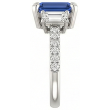 Afbeelding in Gallery-weergave laden, echte round diamant 4.50karaat ring bovenaanzicht
