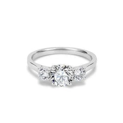 Natuurlijke Diamanten Ring 2.70ct - Witgoud 14K
