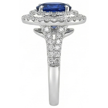 Afbeelding in Gallery-weergave laden, Natuurlijke Saffier Ring 11.25ct - Witgoud 14K
