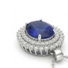 Afbeelding in Gallery-weergave laden, echte round diamant 4.75karaat hanger bovenaanzicht

