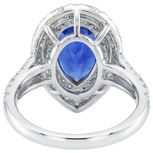 Afbeelding in Gallery-weergave laden, echte round diamant 6.50karaat ring op wit
