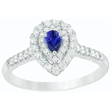 Afbeelding in Gallery-weergave laden, echte round diamant 3karaat ring bovenaanzicht
