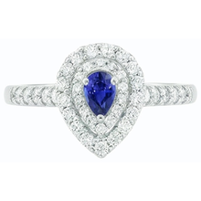 Afbeelding in Gallery-weergave laden, echte round diamant 3karaat ring op wit
