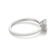 Afbeelding in Gallery-weergave laden, Eagle Claw Gaffel Emerald Cut Solitaire Echt Diamond Classic Ring
