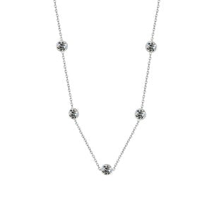 Echt Ketting Diamanten Halsketting