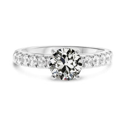 Natuurlijke Diamanten Ring 3.50ct - Witgoud 14K