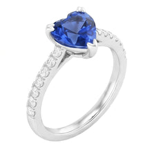 Afbeelding in Gallery-weergave laden, Echt Saffier Verloving Ring
