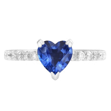 Afbeelding in Gallery-weergave laden, Echt Saffier Verloving Ring

