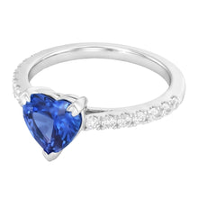Afbeelding in Gallery-weergave laden, Echt Saffier Verloving Ring

