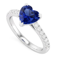 Afbeelding in Gallery-weergave laden, Echt Saffier Verloving Ring
