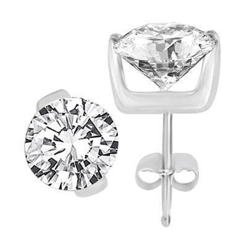 Echt Diamant Solitaire Stud Oorbellen 2 Karaat Sieraden