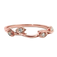 Afbeelding in Gallery-weergave laden, Echt Diamanten Band 0,20 Karaat Roségoud 14K Fancy Sieraden
