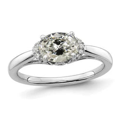 Natuurlijke Diamanten Ring 3.50ct - Witgoud 14K