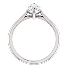 Afbeelding in Gallery-weergave laden, Echt Diamanten Solitaire Ring 2,50 Karaat 14K Witgoud
