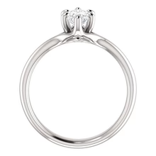 Afbeelding in Gallery-weergave laden, Echt Diamanten Solitaire Ring 2,50 Karaat Zes Klauwen In Wit Goud
