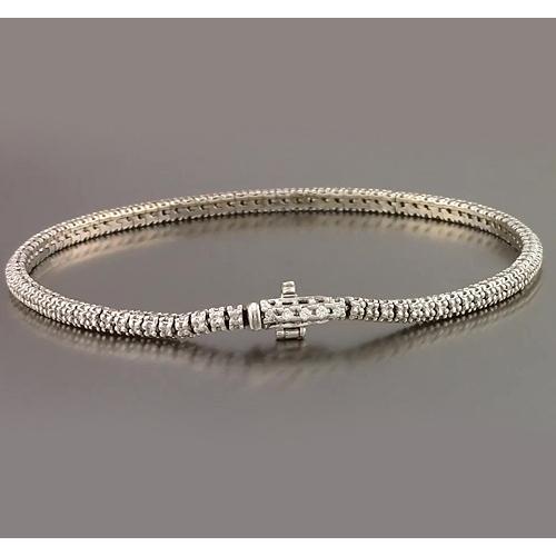 Echt Diamanten Tennisarmband Prong Set 3.50 Karaat Sieraden Nieuw