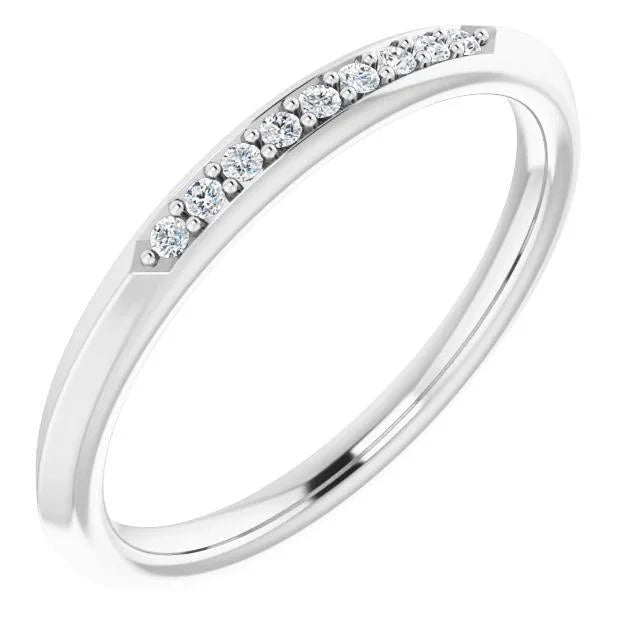 Echt Diamond Anniversary Band Prong Setting 0,54 Karaat Vrouwen Sieraden