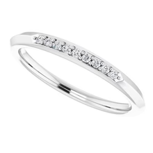 Afbeelding in Gallery-weergave laden, Echt Diamond Anniversary Band Prong Setting 0,54 Karaat Vrouwen Sieraden
