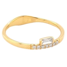 Afbeelding in Gallery-weergave laden, Echt Diamond Band Prong Set 0,71 Karaat Dames Geel Goud 14K Sieraden Nieuw
