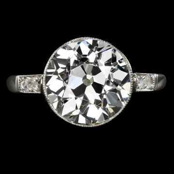 Echt Diamond Old Miner Anniversary Ring Bezel Set 6 Karaat Dames Sieraden