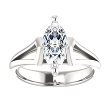 Afbeelding in Gallery-weergave laden, Echt Diamond Solitaire Ring 1,50 Karaat Mand Instelling Vrouwen Sieraden
