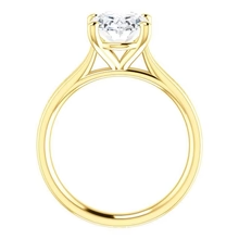 Afbeelding in Gallery-weergave laden, Echt Diamond Solitaire Ring 5 Karaat Dames Geel Gouden Sieraden Nieuw
