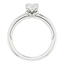 Afbeelding in Gallery-weergave laden, Echt Diamond Solitaire Ring 5 Karaat Kathedraal Instelling Wit Goud 14K
