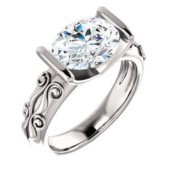 Natuurlijke Diamanten Ring 2.50ct - Witgoud 14K