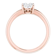 Afbeelding in Gallery-weergave laden, Echt Diamond Solitaire Ring Split Shank 2 Karaats Roségoud
