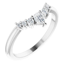 Afbeelding in Gallery-weergave laden, Echt Diamond Wedding Anniversary Band 0,75 Karaat Vrouwen Sieraden
