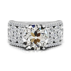 Natuurlijke Diamanten Ring 7.50ct - Witgoud 14K