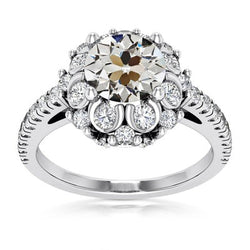 Natuurlijke Diamanten Ring 10.50ct - Witgoud 14K