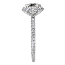 Afbeelding in Gallery-weergave laden, Echt Diamant Ronde Oude Mijn Geslepen Halo Verlovingsring 5,50 Karaat Witgoud
